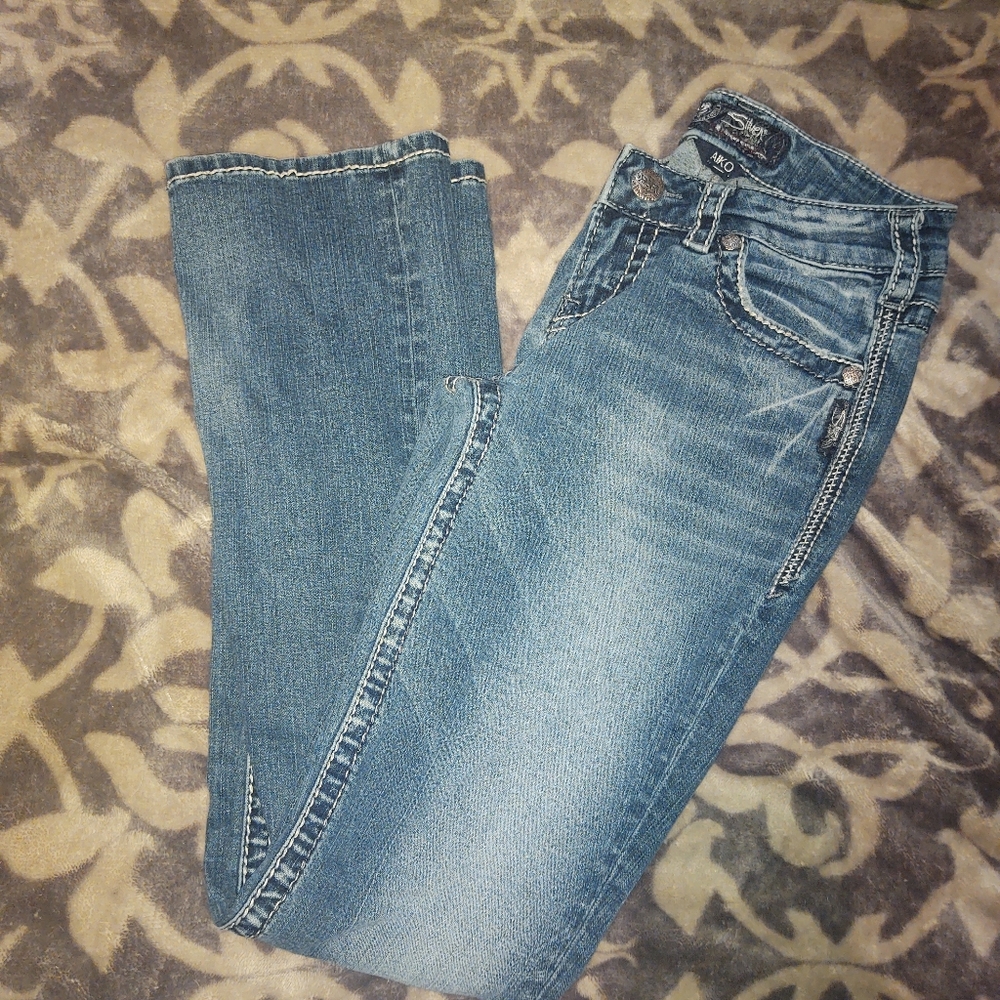Silver jeans